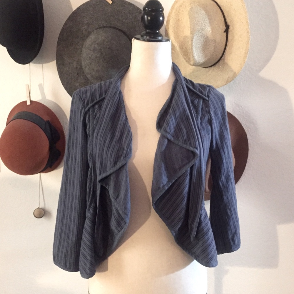 CAbi Open Front Drape Jacket Size S